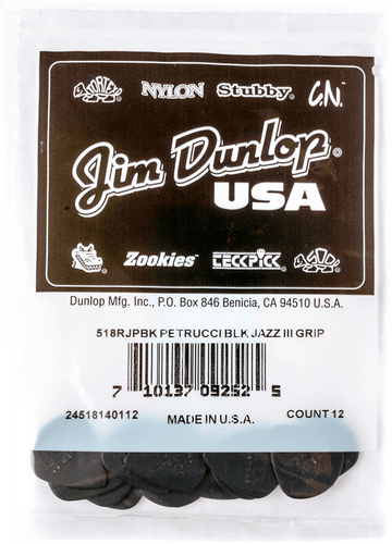12 x 1,38mm John Petrucci Primetone Jazz III Noir
