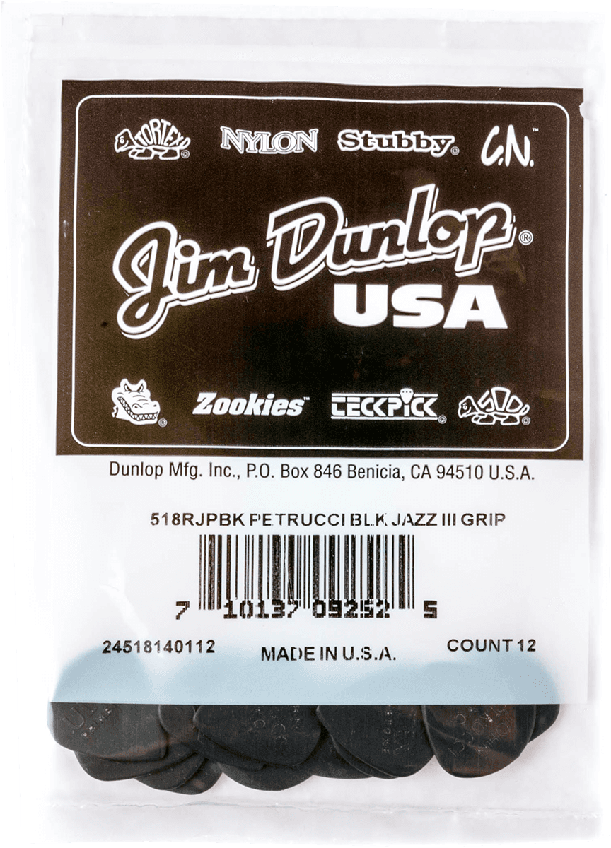 12 x 1,38mm John Petrucci Primetone Jazz III Noir