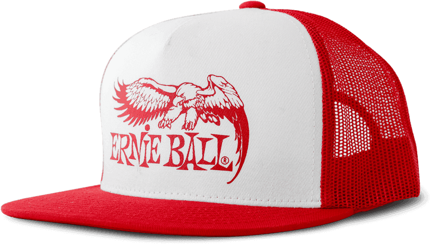 Casquette Rouge et Blanc Logo Aigle EB Rouge