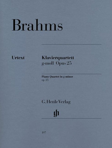 Brahms J. - Piano Quartet G Minor Op. 25