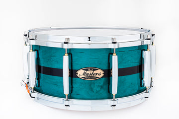 Masters Maple Pure 14X6,5 Aqua Turquoise Stripe