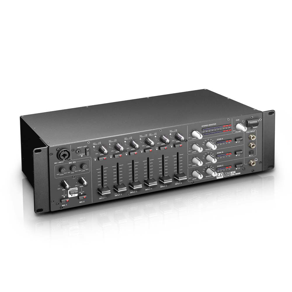 Zone 624 - Mixeur 4 Zones Rackable 3 U