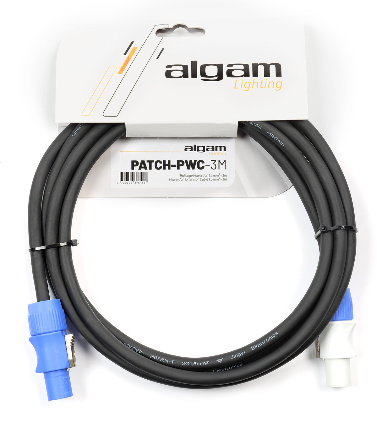 Algam Lighting Rallonge d'alimentation PowerCon - 3M