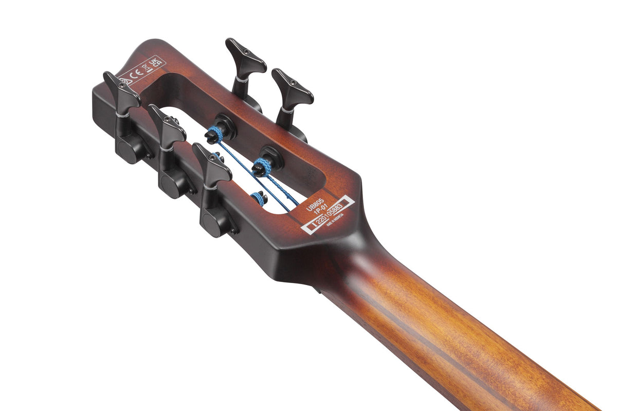 UB805-mob Mahogany Oil Burst Upright Bass Workshop