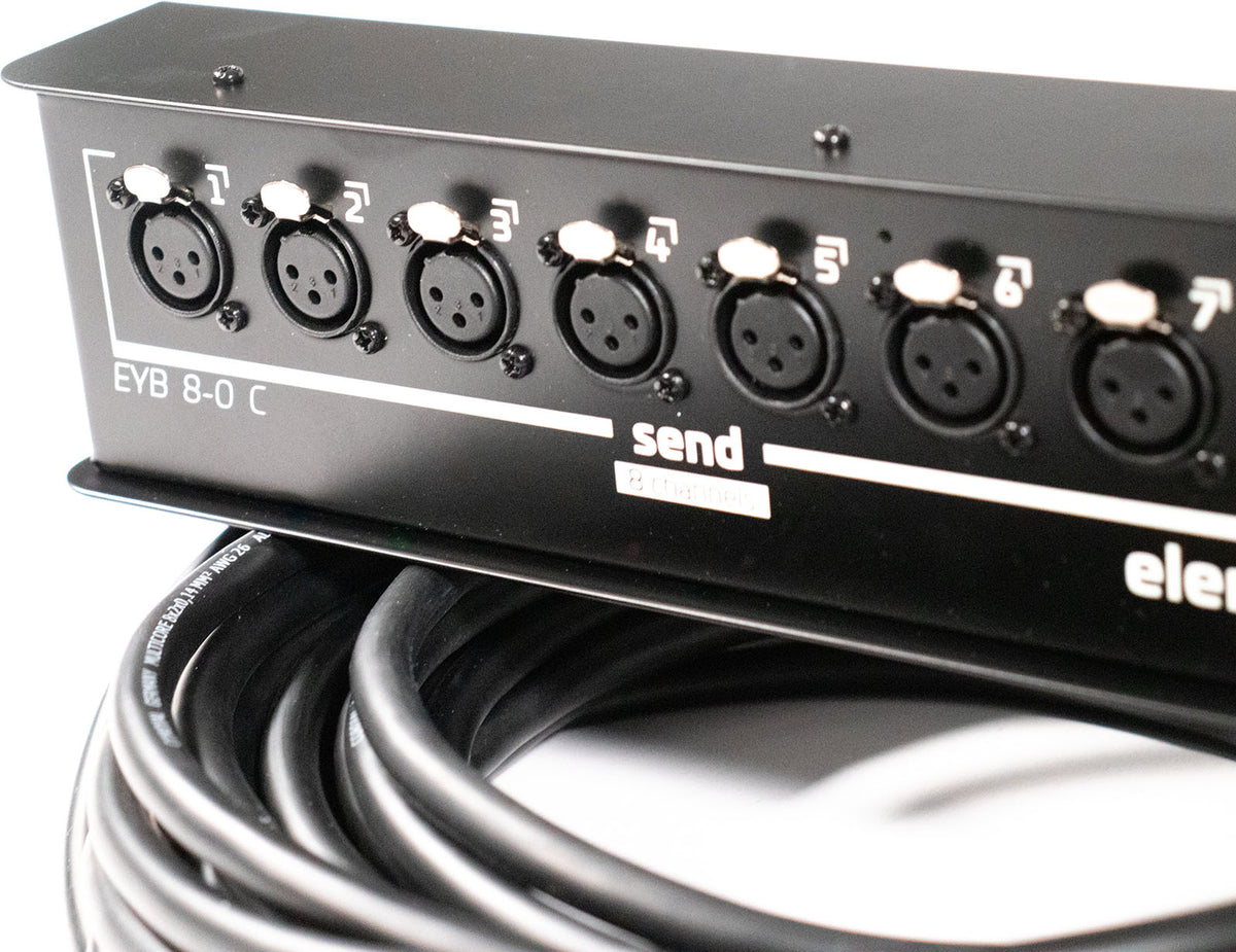 Boitier de Scène 8 Entres XLR 15 M