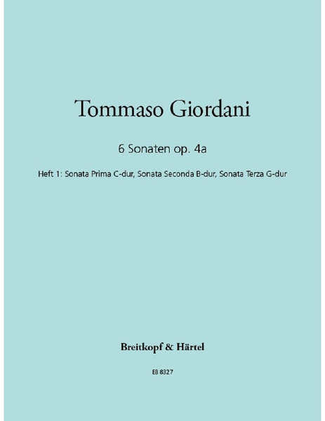 Giordani - 6 Sonatas Op. 4a Op. 4a