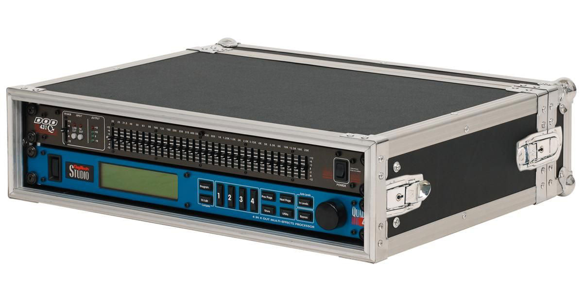 Eco Flight Case Pour Rack 2uh