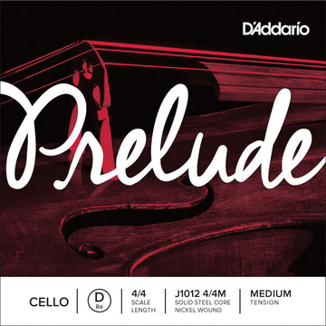 4/4 Prelude Corde Ré Medium/file Nickel