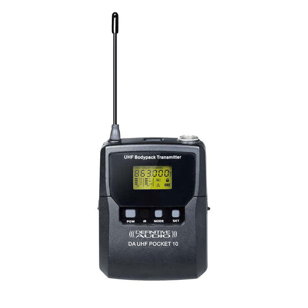 Definitive Audio Da Uhf Pocket 10