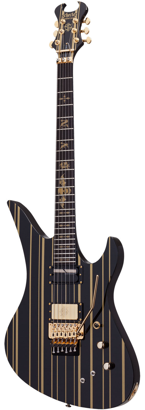 Custom Sustainiac Synyster Gate Signature Black Gold