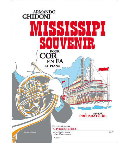 GHIDONI ARMANDO - MISSISSIPI SOUVENIR - COR EN FA ET PIANO
