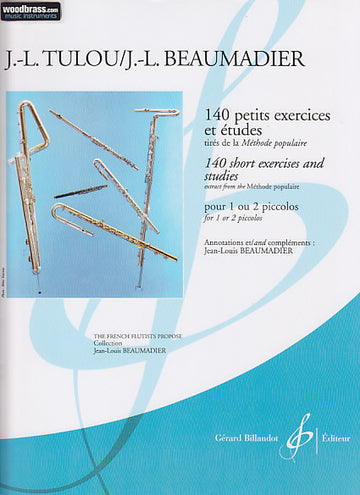 Tulou Jean-Louis - 14 Petits Exercices Et Études Tires De La Méthode Populaire - Flute Piccolo