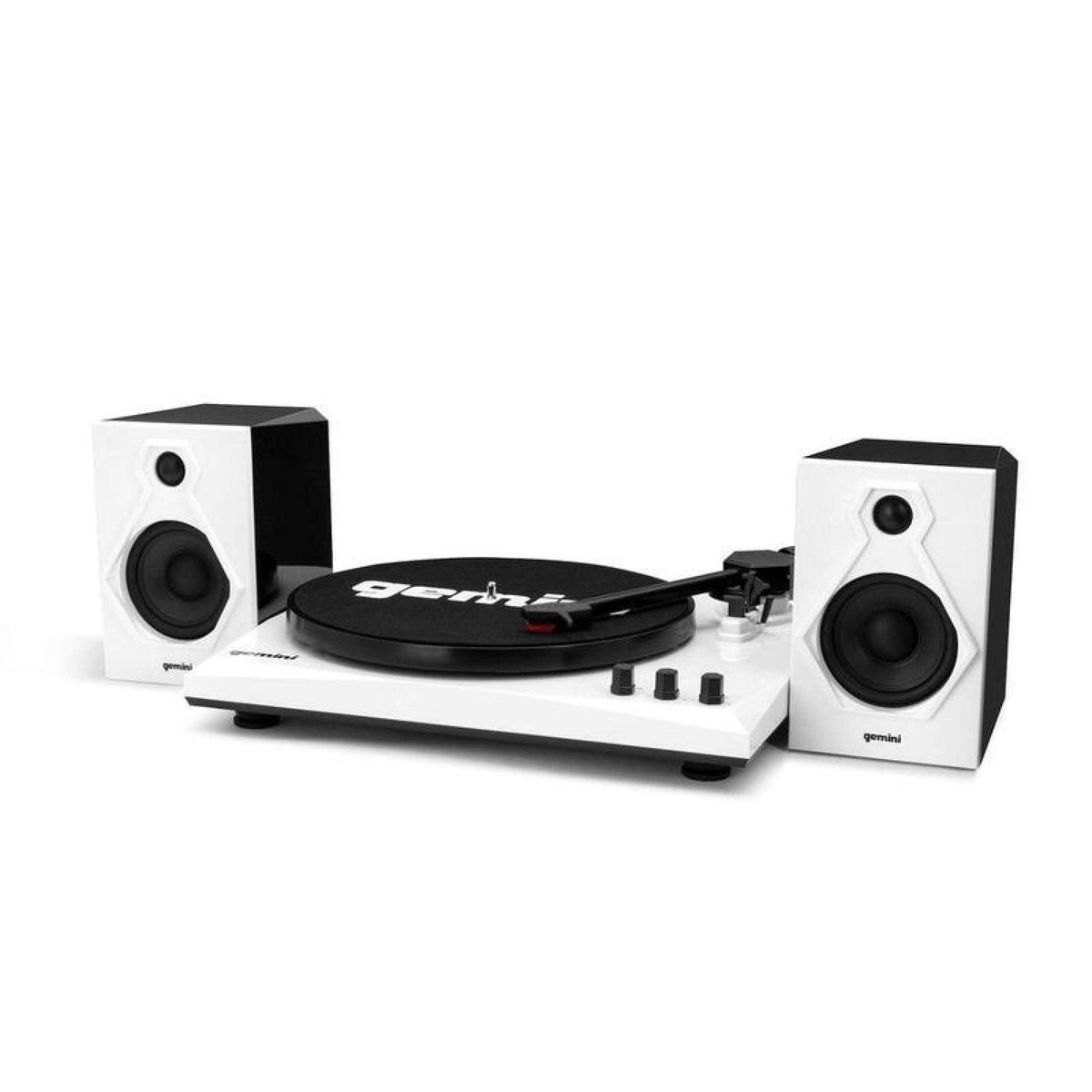TT-900BW - Systeme Tourne Disque Amplifie Blanc