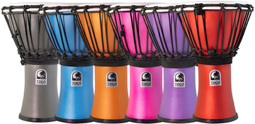 Djembe Freestyle Colorsound Matte Tfcdj-7Mtpk Set - 6 Pièces
