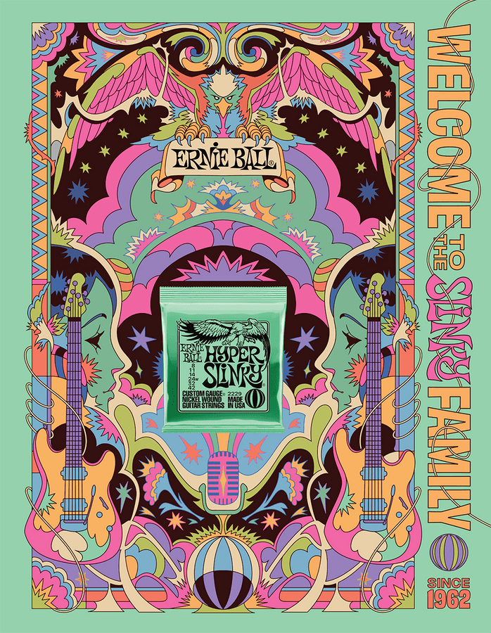 Poster Ernie Ball Slinky 2022 Format A0 Hyper