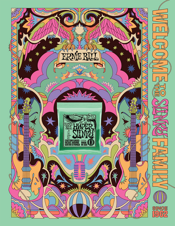 Poster Ernie Ball Slinky 2022 Format A0 Hyper