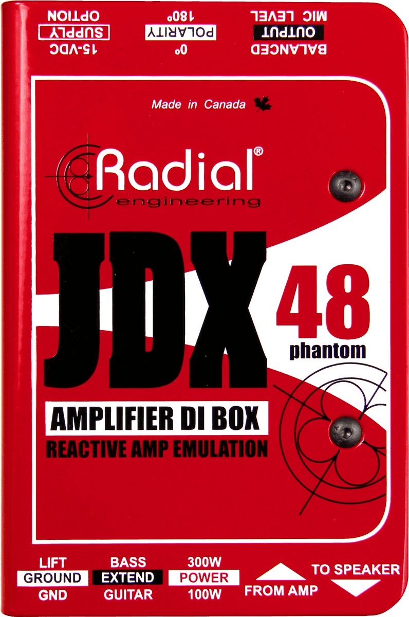 JDX Reactor Di Active pour Guitare