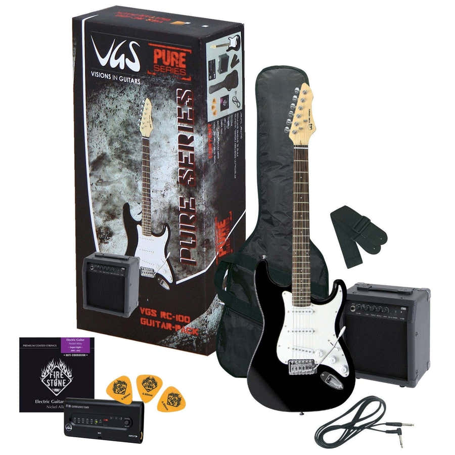 Pack Guitare Rc-100 Noir