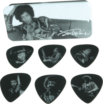 12 x Heavy Jimi Hendrix Silver Portrait Boîte