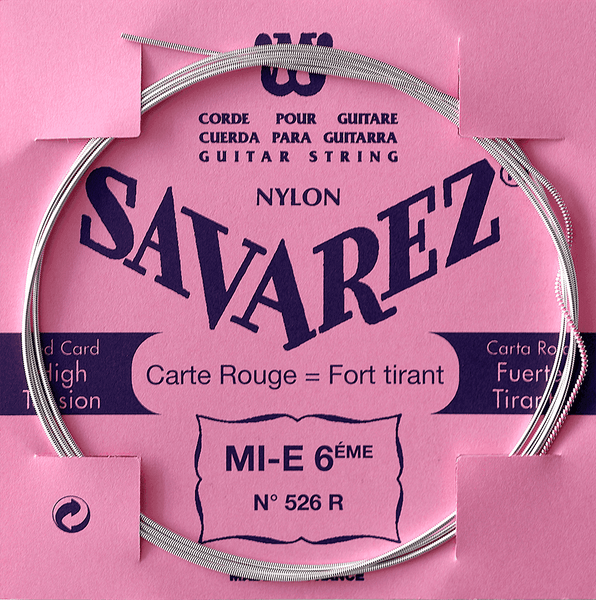 Savarez 526R MI-6 Carte Rouge Tirant Fort (Unité)
