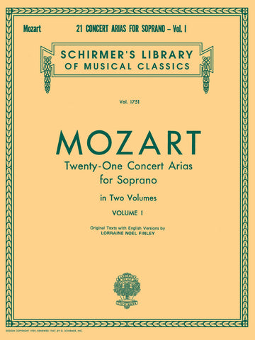 21 Concert Arias for Soprano - Volume I