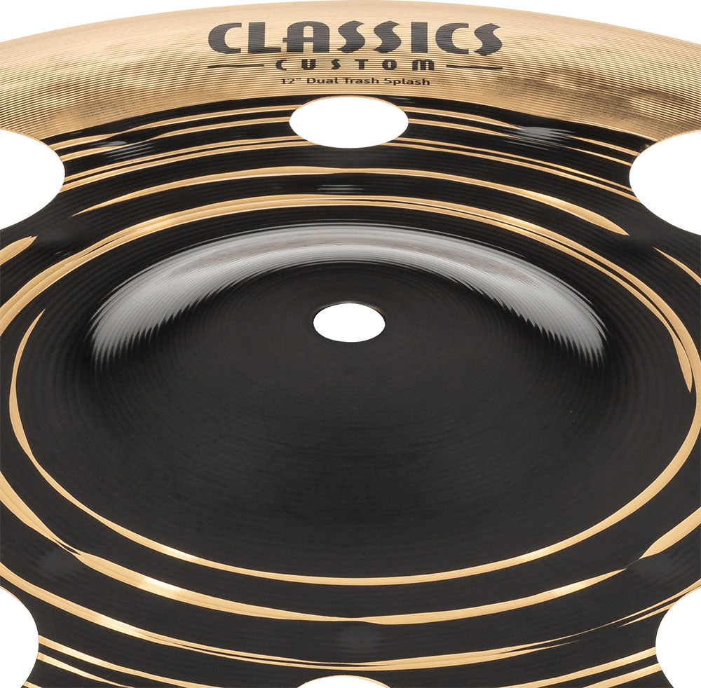 Classics Custom Dual 12" Trash Splash - CC12dutrs