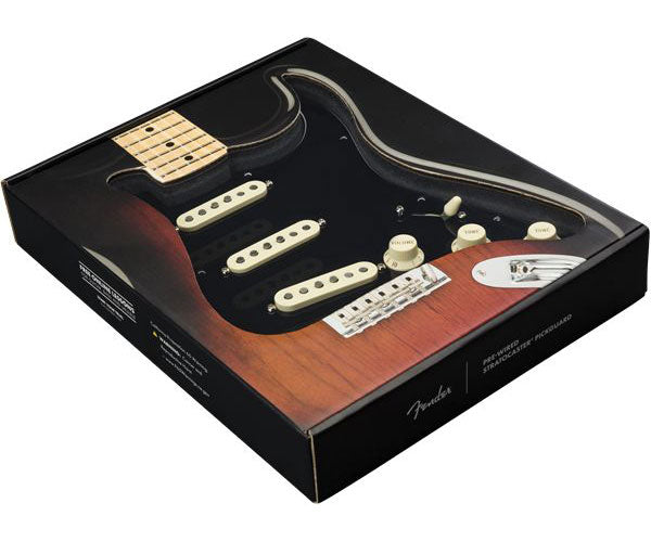 Pre-wired Strat Custom Shop Texas Special SSS Black 11 Hole Pg