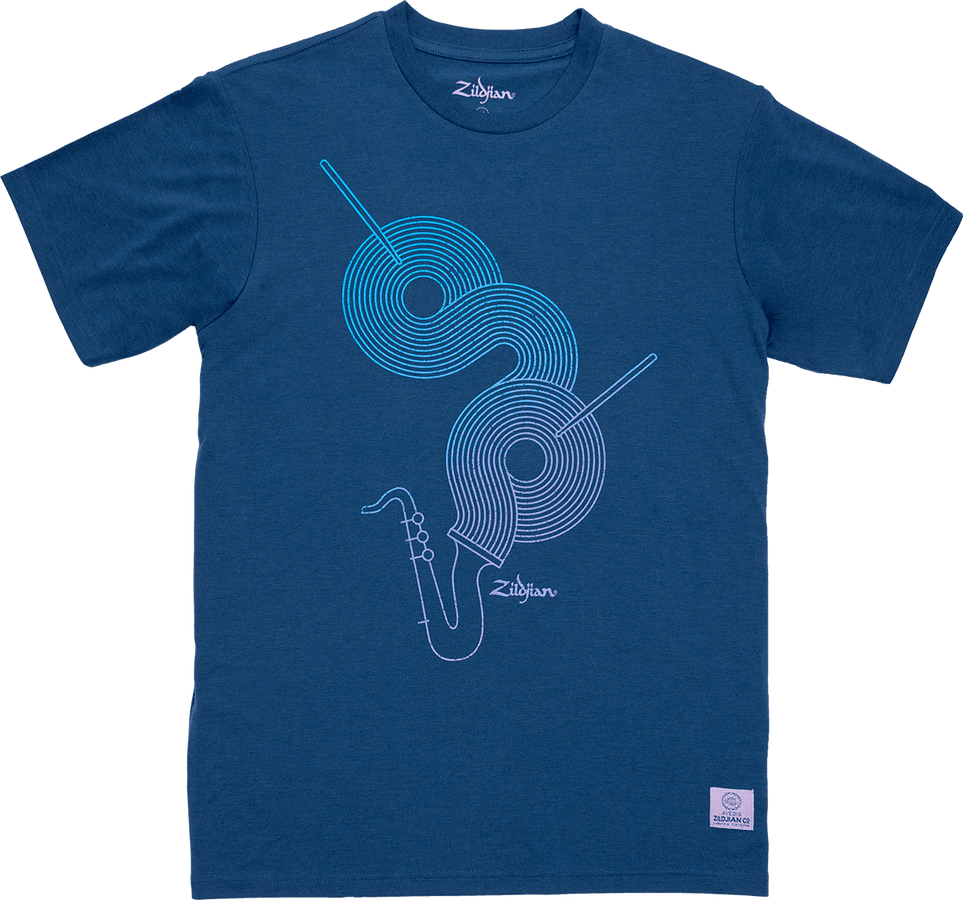 T-Shirt Taille S Logo « Jazz » - Zat0071-Le
