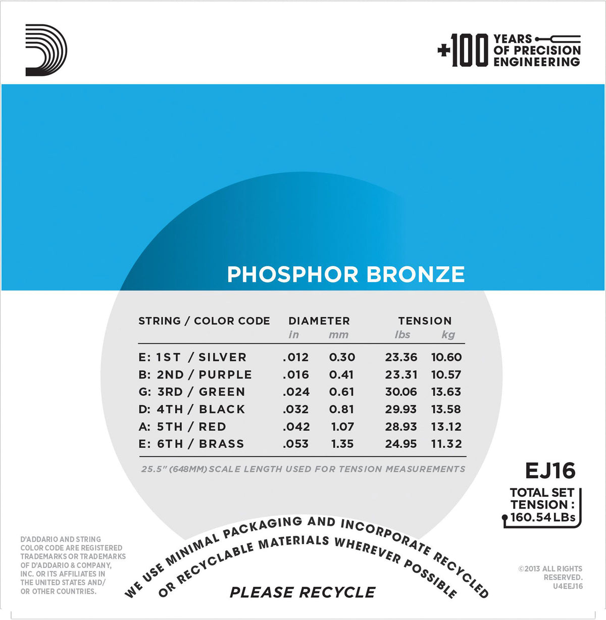 EJ16 Phosphor Bronze Light 12-53
