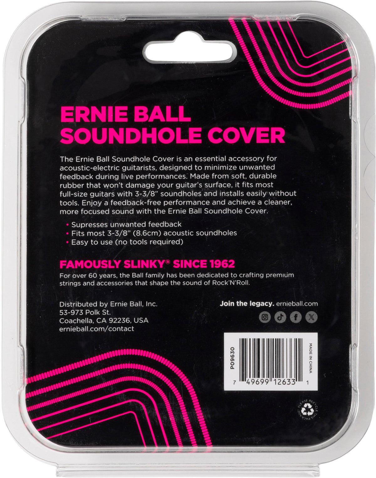 Soundhole - Bouchon de Rosace Diamètre 8,5 cm