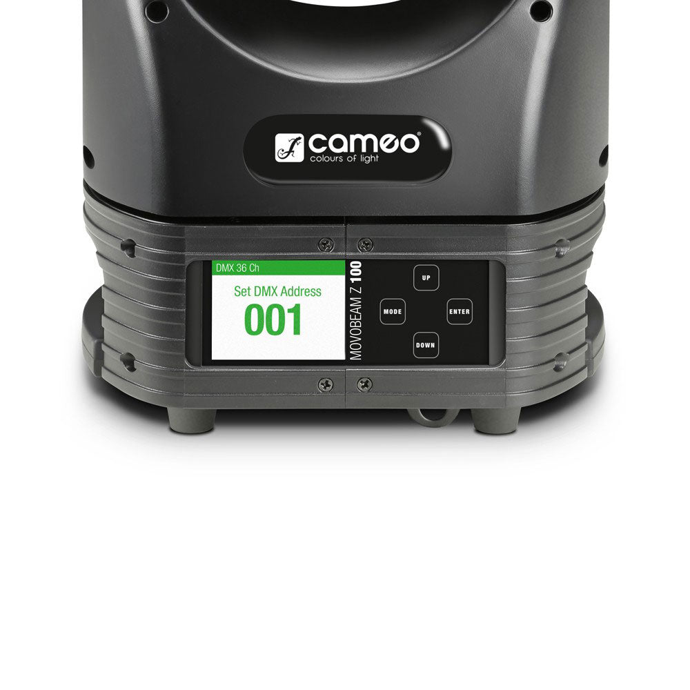 Movo Beam Z 100 - Projecteur Asservi Avec Couronne De Led Rotation Illimite Et