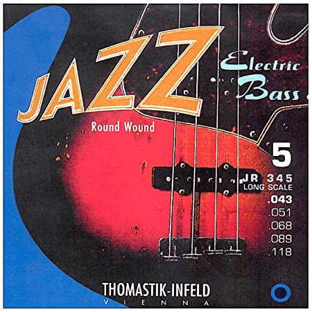 Thomastik JR345 Jazz Round Wound 5C 43-118