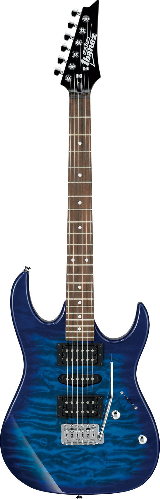 Ibanez GRX70QA-TBB Transparent Blue Burst GRX Gio