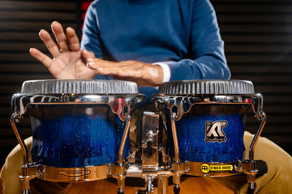 WKT400BW - Artist Bongo William " Kachiro" Thompson 7" & 8 1/2" Blue Wave