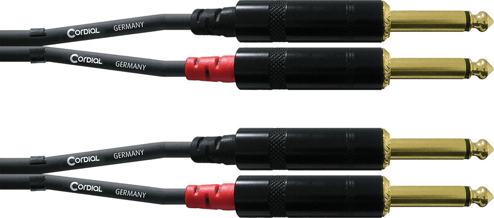 Câble Audio Double Jack Mono 3 M