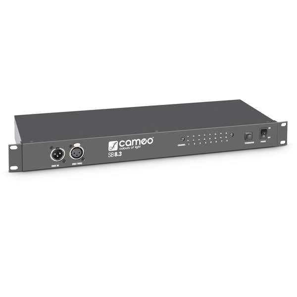 Cameo SB8.3 - Splitter - Booster DMX 8 Canaux (XLR 3 Points)