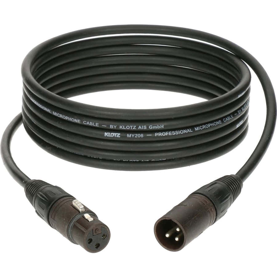Cable Micro XLR 3 M Male Femelle Neutrik Bronze
