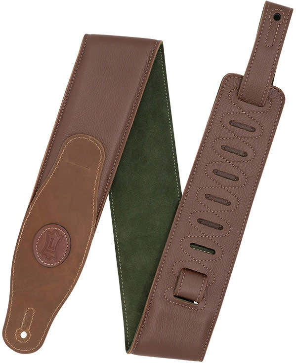 Cuir Rembourrée 7,6cm - Brown-Green