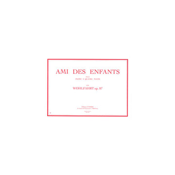 Wohlfahrt - Ami Des Enfants Op.87 - Piano À 4 Mains