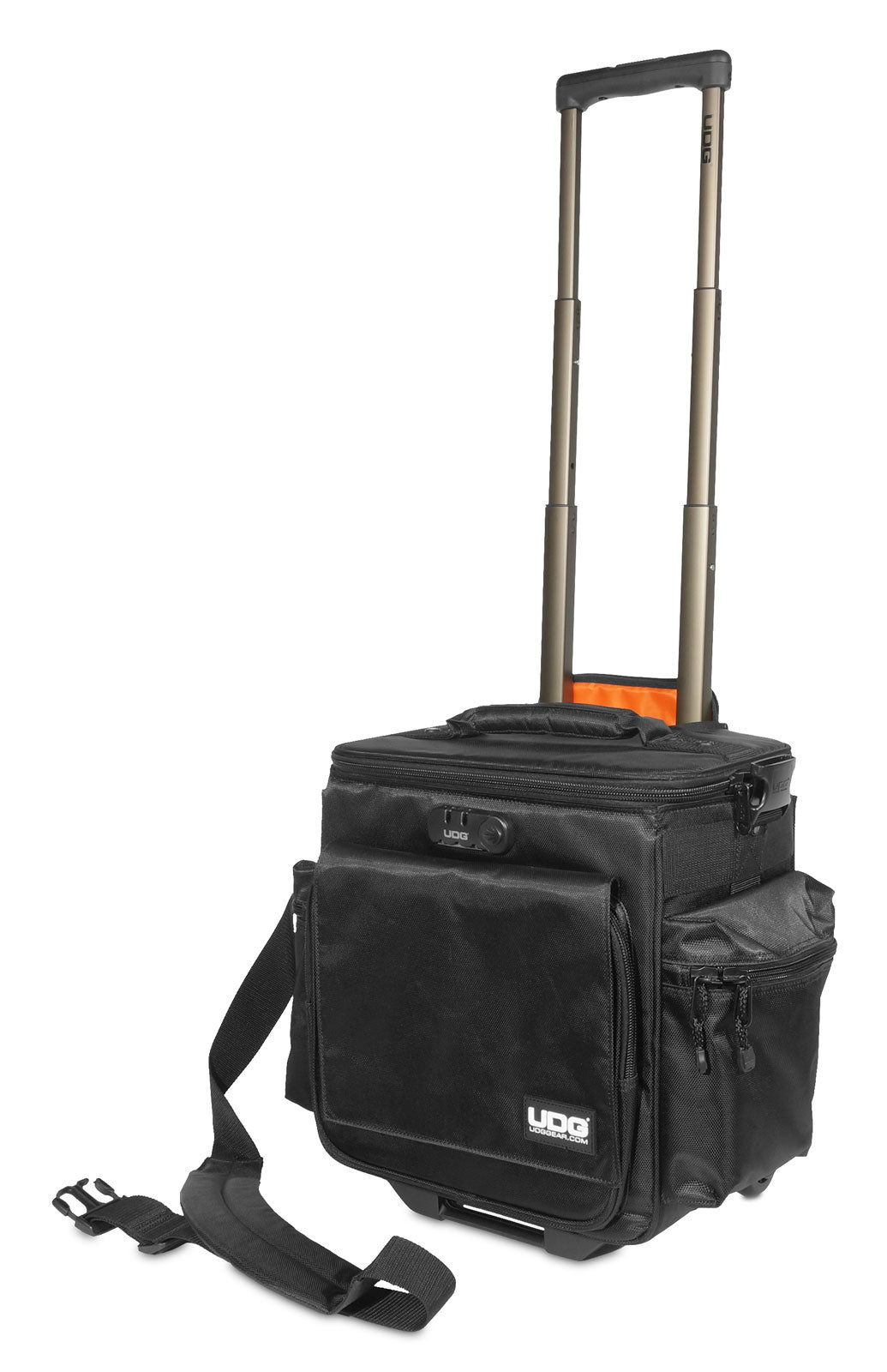 U 9981 BL-or - Ultimate SlingBag Trolley Deluxe Black, Orange inside MK2 (Without CD wallet 24)