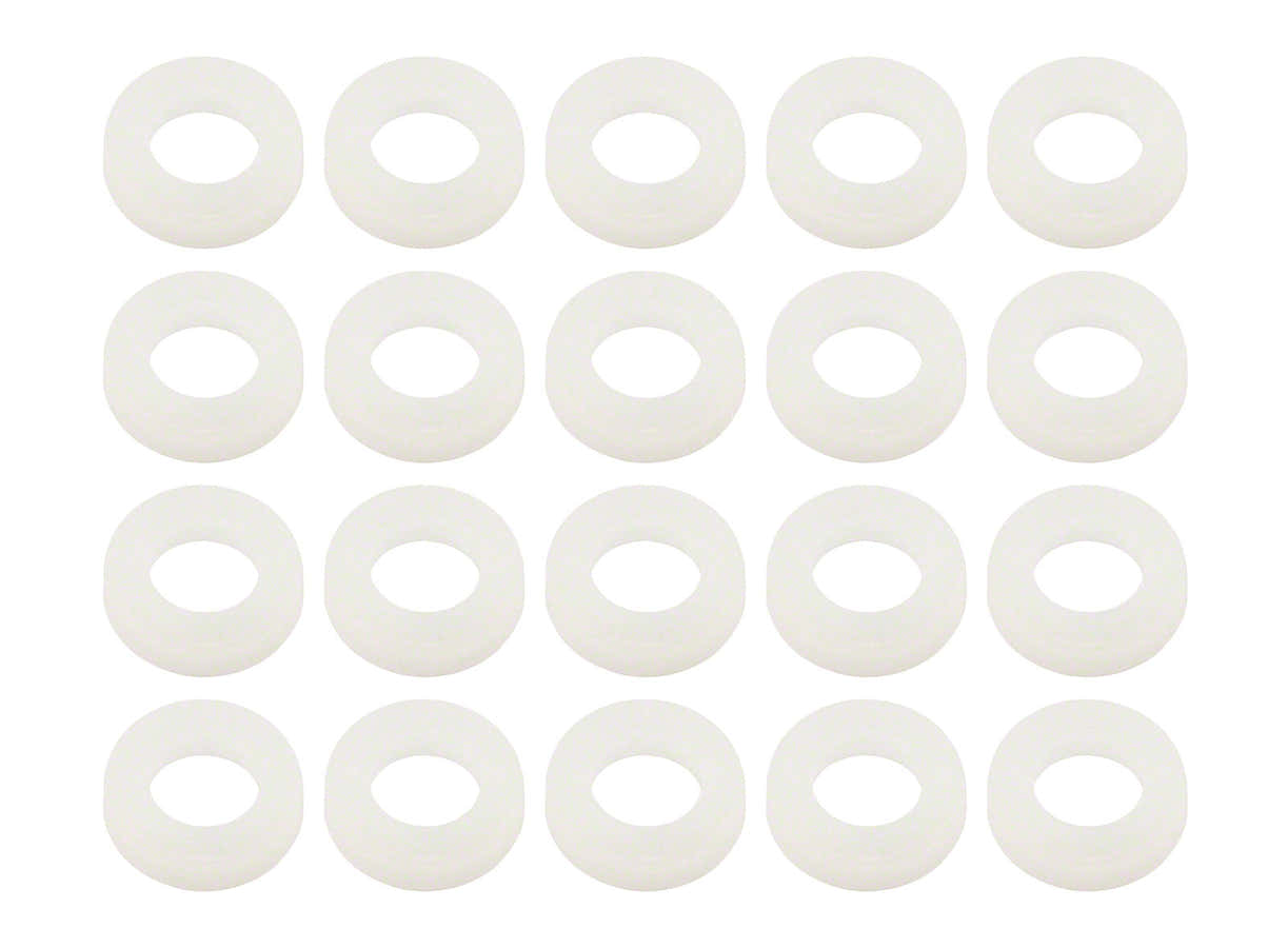 CB-W - Rondelle Nylon Pour Tirant - Blanche (X20)
