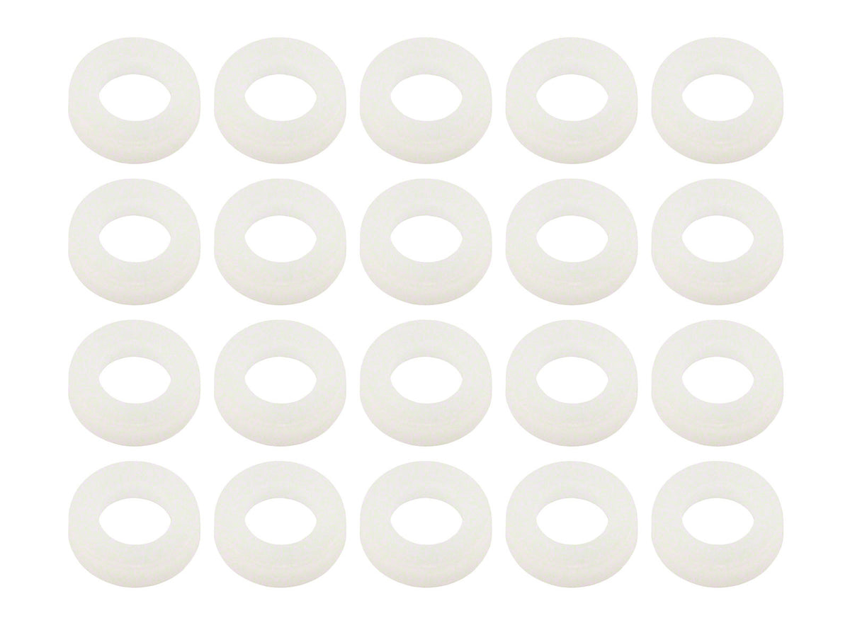 CB-W - Rondelle Nylon Pour Tirant - Blanche (X20)