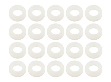 CB-W - Rondelle Nylon Pour Tirant - Blanche (X20)