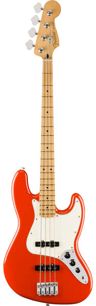 Fender Jazz Bass Player II MN Coral Red