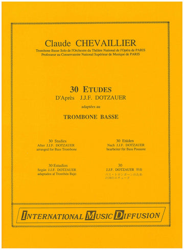Dotzauer - 30 Études - Trombone Basse