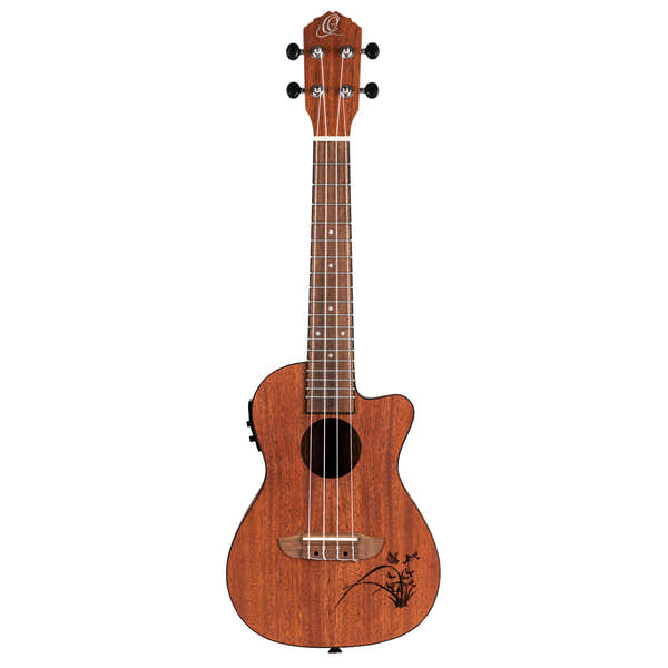 Ortega Ukulele Concert Acajou CW EQ
