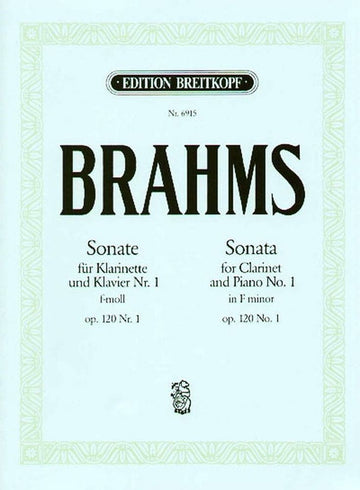 Brahms J. - Sonate Op. 120/1 En Fa Mineur - Clarinette Piano