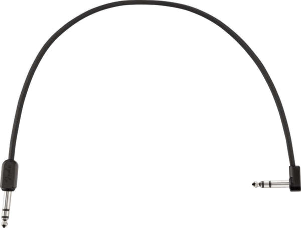 Fender 40 cm Blockchain Patch Cable Stereo TRS Straight Angle