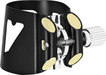Ligature Optimum Noire Clarinette Basse + Couvre-bec Plastique