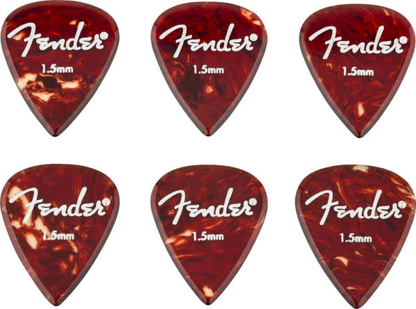 Fender Aero Acrylic Picks 6-count 1.5mm